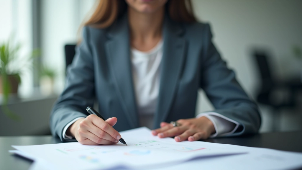 Person reviewing progress chart showing improvement over time